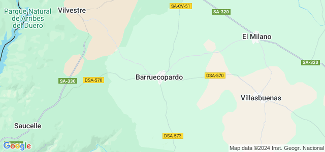 Mapa de Barruecopardo