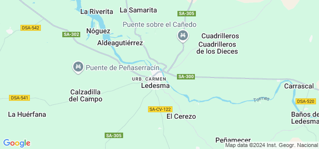 Mapa de Ledesma