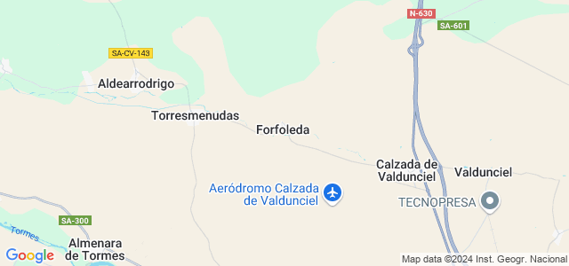 Mapa de Forfoleda