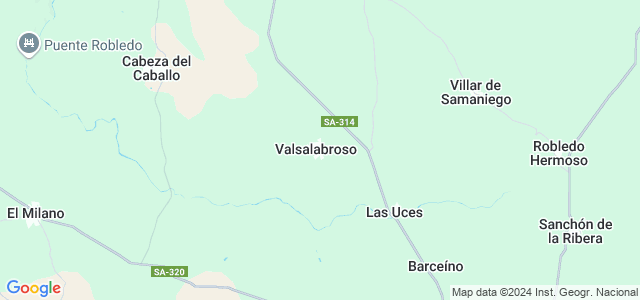 Mapa de Valsalabroso