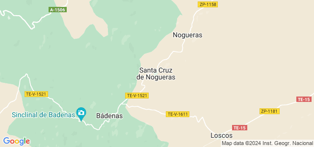 Mapa de Santa Cruz de Nogueras