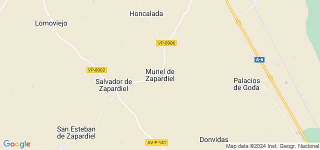 Mapa de Muriel
