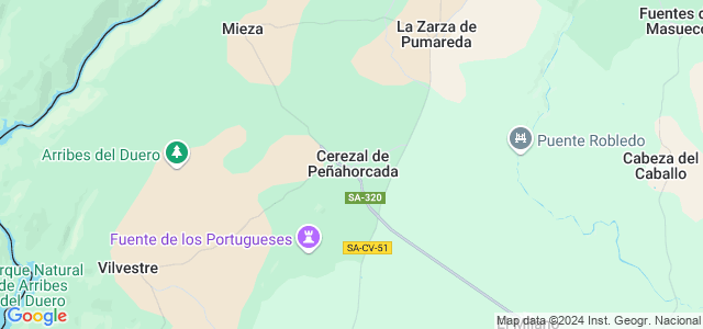 Mapa de Cerezal de Peñahorcada