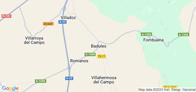 Mapa de Badules