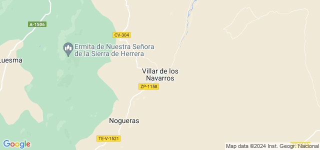Mapa de Villar de los Navarros