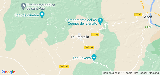 Mapa de Fatarella