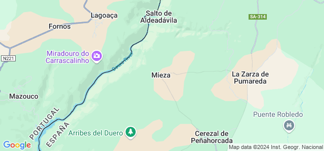 Mapa de Mieza