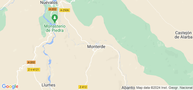 Mapa de Monterde