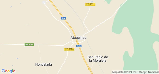 Mapa de Ataquines