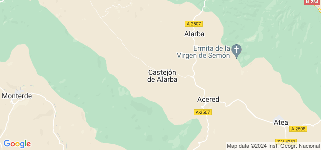 Mapa de Castejón de Alarba