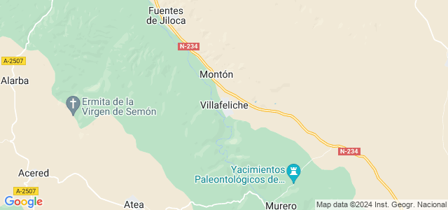 Mapa de Villafeliche