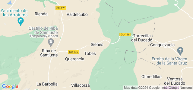 Mapa de Sienes