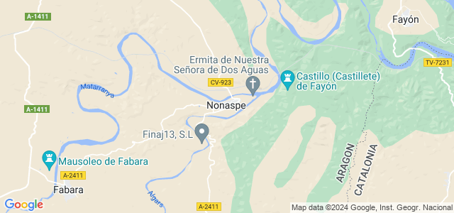 Mapa de Nonaspe