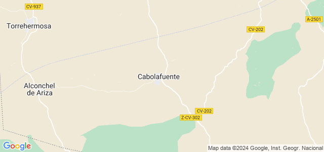 Mapa de Cabolafuente