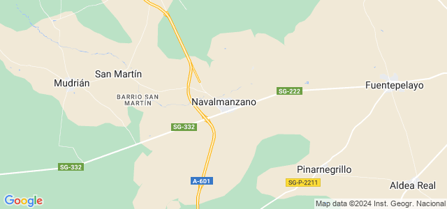 Mapa de Navalmanzano