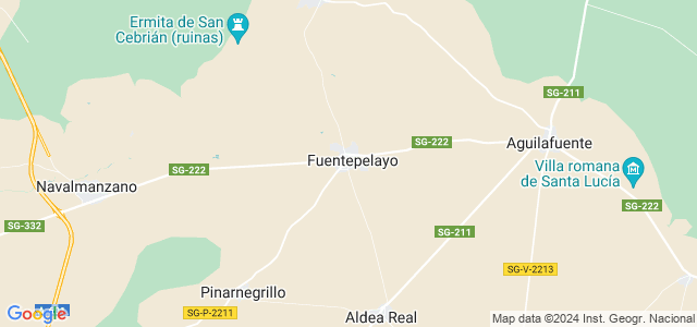Mapa de Fuentepelayo