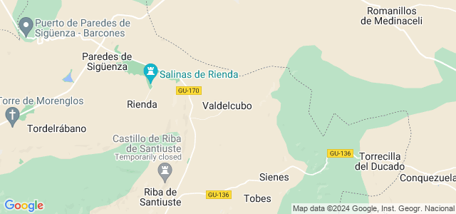Mapa de Valdelcubo