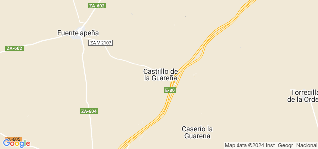 Mapa de Castrillo de la Guareña