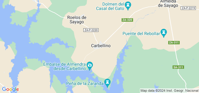Mapa de Carbellino