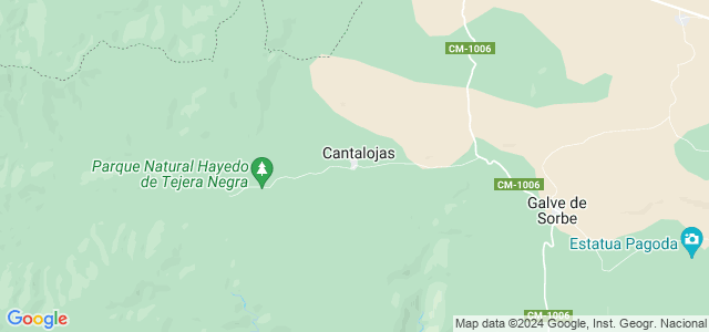 Mapa de Cantalojas
