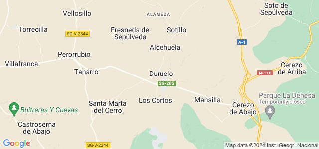 Mapa de Duruelo