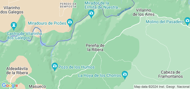Mapa de Pereña de la Ribera
