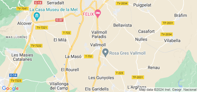 Mapa de Vallmoll
