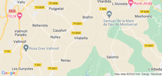 Mapa de Vilabella