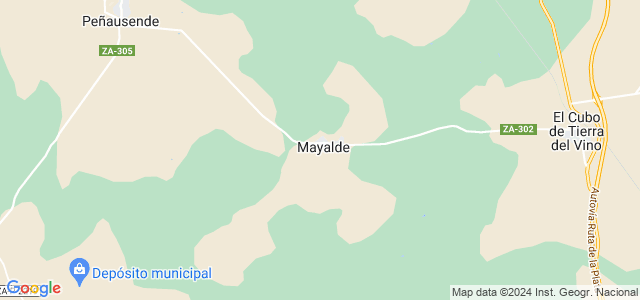 Mapa de Mayalde
