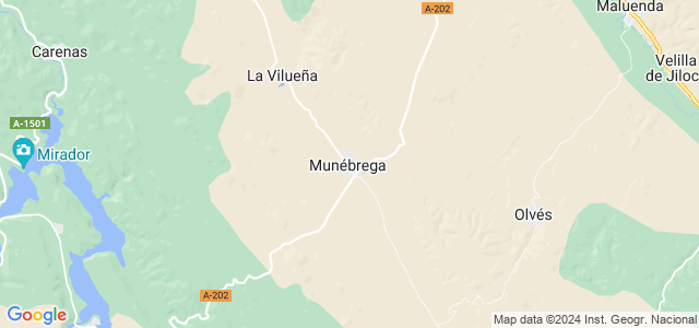 Mapa de Munébrega
