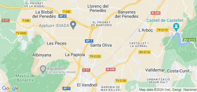 Mapa de Santa Oliva