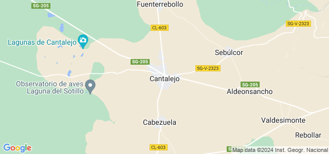 Mapa de Cantalejo