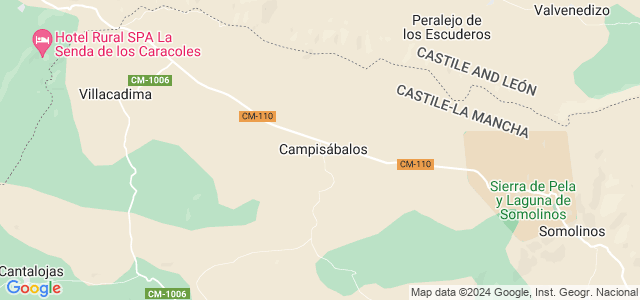 Mapa de Campisábalos