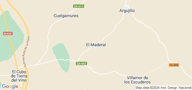 Mapa de Maderal