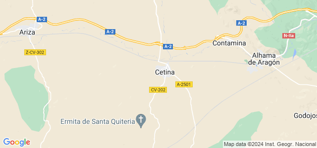 Mapa de Cetina