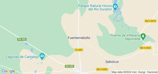 Mapa de Fuenterrebollo
