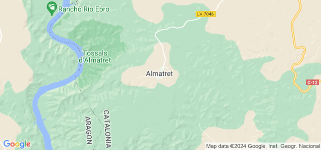 Mapa de Almatret