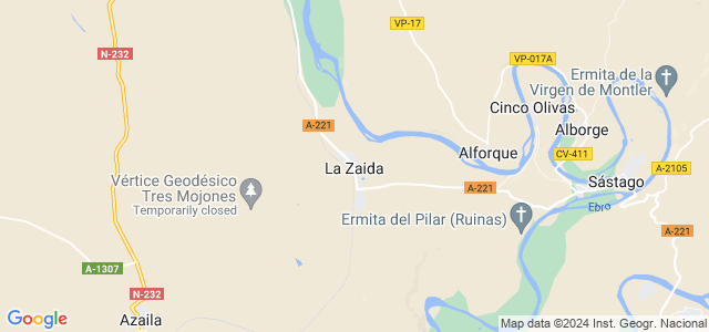 Mapa de Zaida