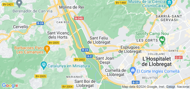 Mapa de Sant Feliu de Llobregat