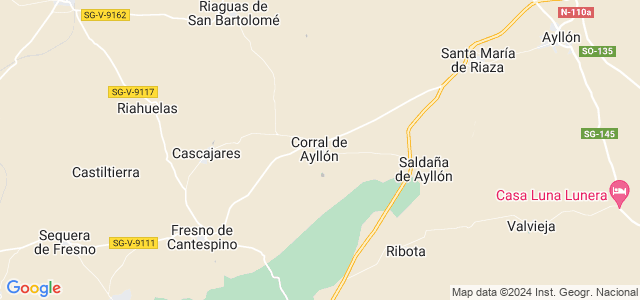 Mapa de Corral de Ayllón