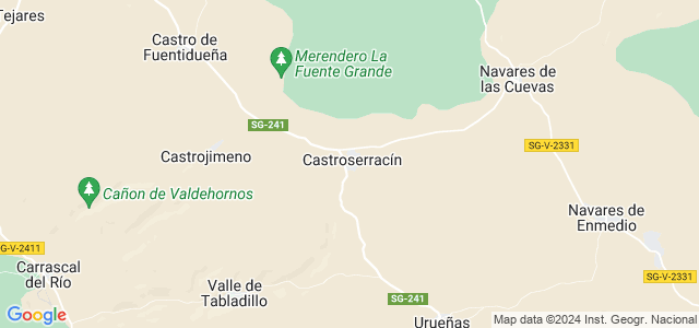 Mapa de Castroserracín