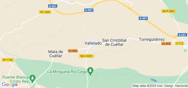 Mapa de Vallelado