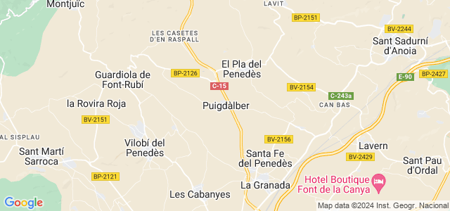 Mapa de Puigdàlber