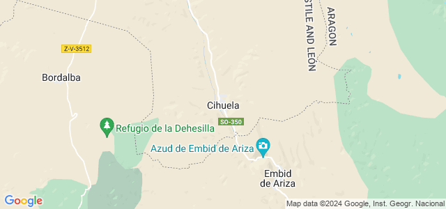 Mapa de Cihuela