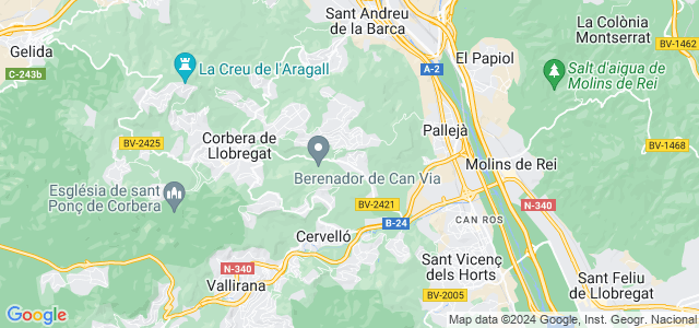 Mapa de Palma de Cervelló