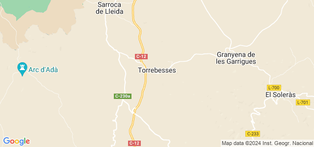 Mapa de Torrebesses