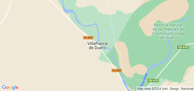 Mapa de Villafranca de Duero