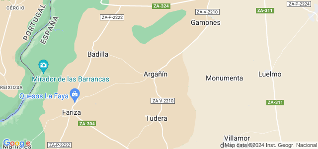 Mapa de Argañín