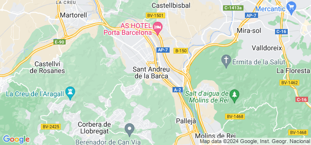 Mapa de Sant Andreu de la Barca