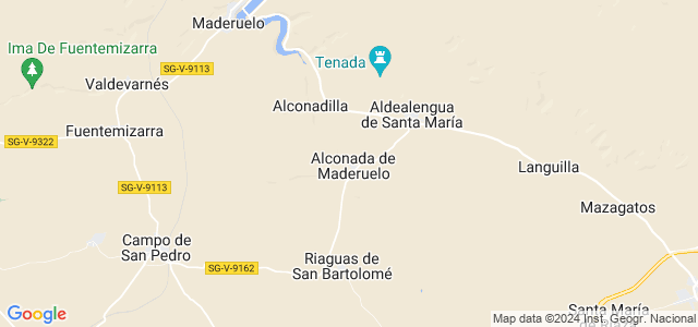 Mapa de Alconada de Maderuelo